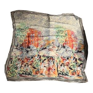 Chico's Multicolor Abstract Scarf